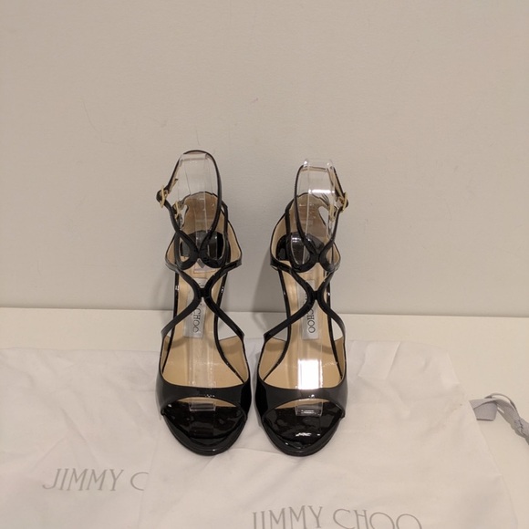 Jimmy Choo “Lang” Patent Leather Heels 35.5 - Picture 2 of 4